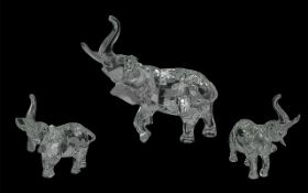 Swarovski Crystal Figure 'Mother Elephant', Code no.