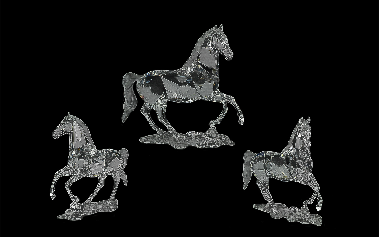 Swarovski Superb Crystal Horse Figure 'Stallion', Code no.