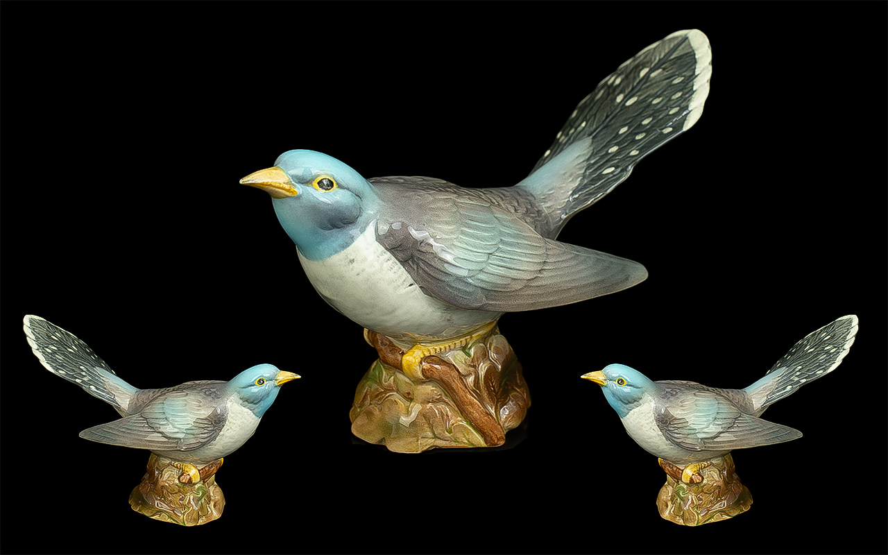 Beswick Hand Painted Bird Figure ' Cuckoo ' Model No 2315. Designer Albert Hallam.