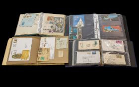 Stamp Interest - Box of Assorted Stamp Covers, from around the world. A few better examples.