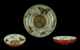 Aynsley Fairyland Butterfly Lustre Bowl 8.5 inches in diameter.