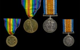 World War I Military Interest. A duo of WWI Medals awarded to 65132 GNR A. Campbell R.