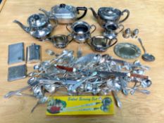 Large Collection of Good Quality Silver Plated Ware, to include three silver plated tea pots,
