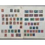 Stamps - U.S.A Collection On Leaves - From 1857 3 Cent To 1948 Used With Some Unused, Includes 1861