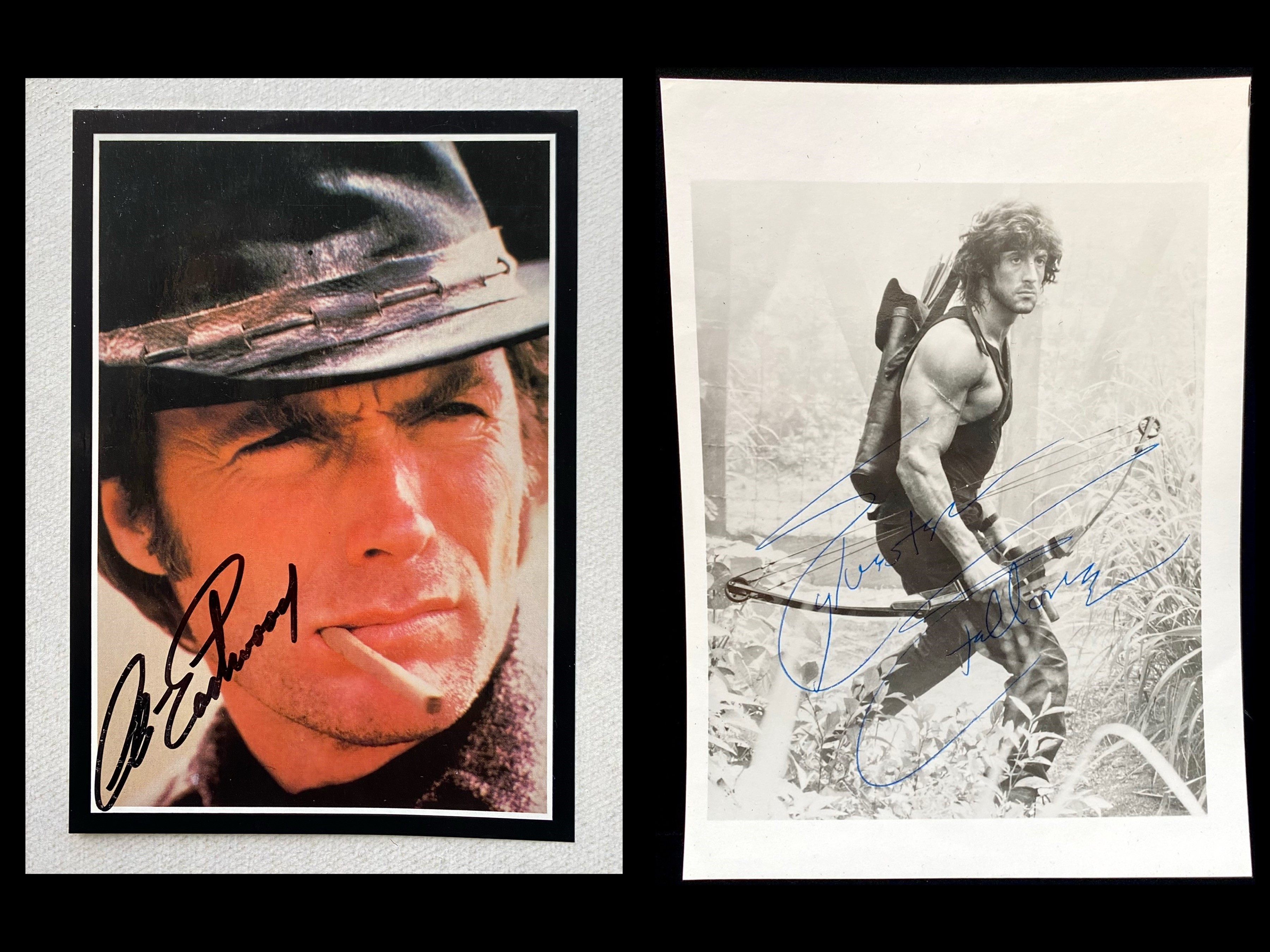 Clint Eastwood Interest - Photographs of Clint Eastwood as Dirty Harry, photographs signed. - Image 2 of 4