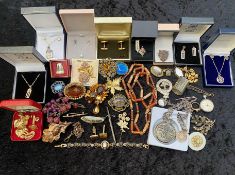 Large Collection of Quality Costume Jewellery, including silver,