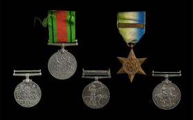 World War I Military Medals Awarded to 23053100 PTE D.W.Moss R.A.O.C.