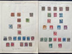 Stamps - Extensive Scandanavian Collection On Leaves Mint Or Used - With "470" Stamps From Early