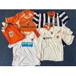 Blackpool Football Club Interest - Six Assorted Blackpool Football Club Shirts, one signed,