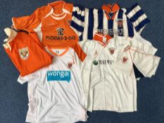 Blackpool Football Club Interest - Six Assorted Blackpool Football Club Shirts, one signed,