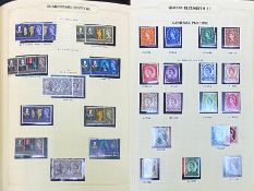 Stamp Interest - Simplex Stamp Album, filled with Queen Victoria, Definitive, King Edward VII,