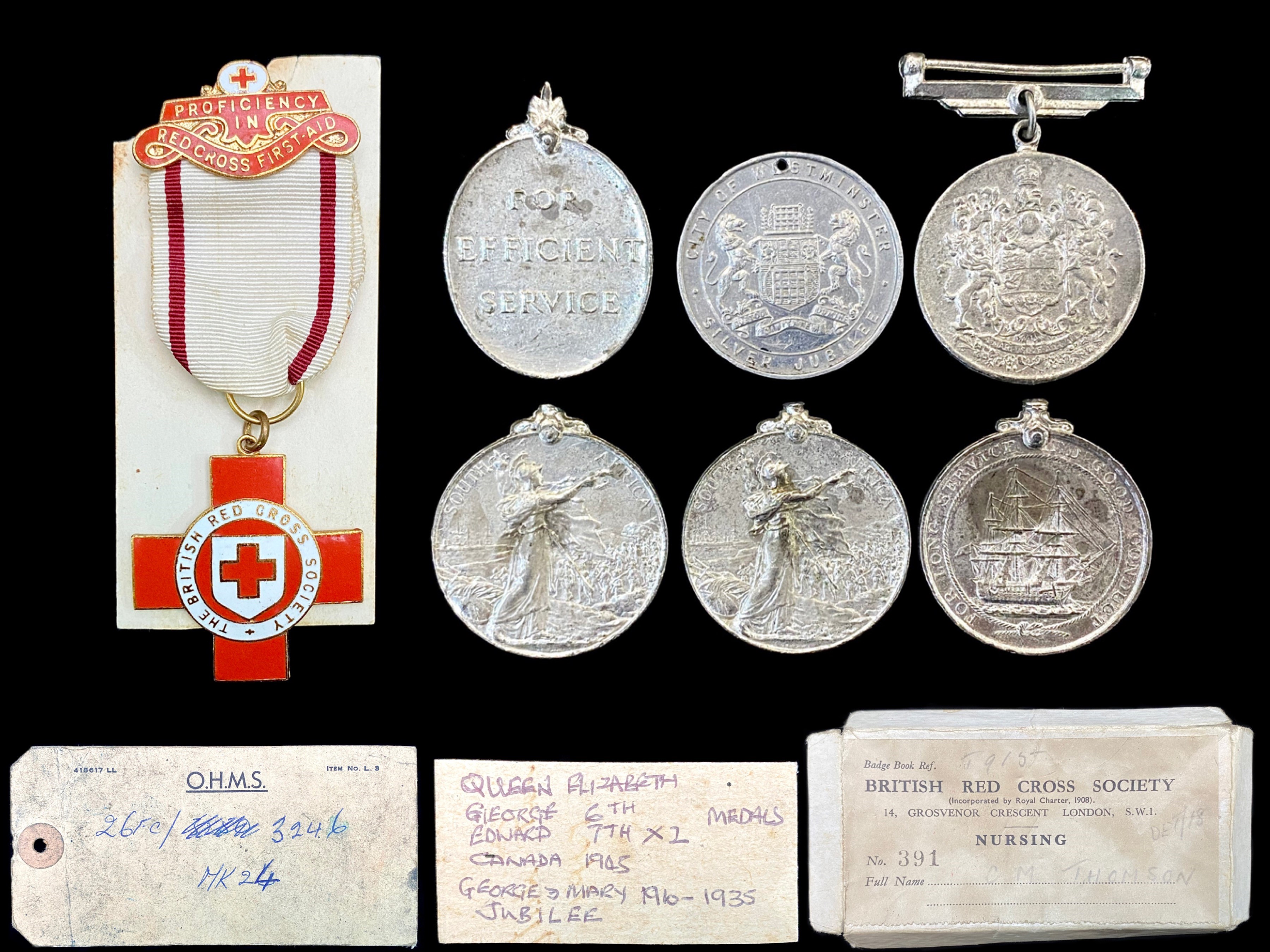 Collection of Replica WWII Medals, comprising Canadian Volunteer Service Medal,