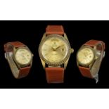 Sigura 17 Jewels Day-Date Full Lever Automatic Gent's Wristwatch, c1970 - 1979,