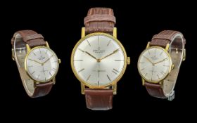 Breitling - Geneve Gent's Gold on Steel Mechanical Wind Wristwatch, c 1960's, ref. nJ.
