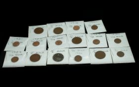 Coin Interest - Collection of Old Indian Coins from 1835 Quarter Anna onwards.