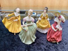 Collection of Royal Doulton Figures, comprising Kirsty HN4783, Coralie HN2307,