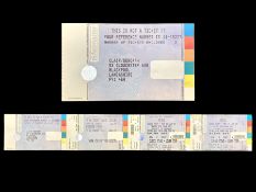 Prince Memorabilia Interest - Unused Tickets for the Prince Concert at Croke Park scheduled for