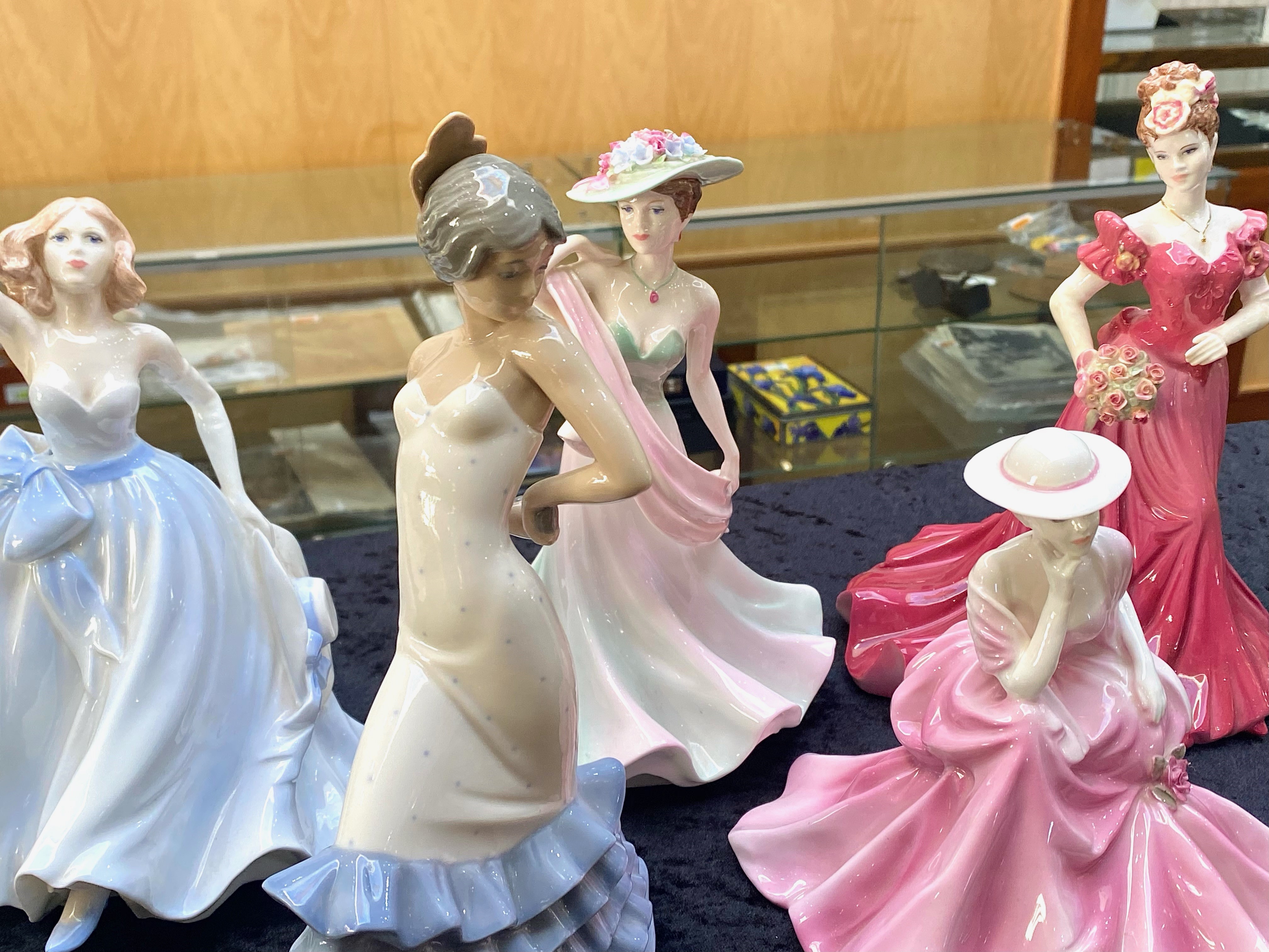 Four Coalport Figures, to include Jenny, Summer Days, Carmen, and Alana. - Image 2 of 2