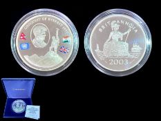 Rare Westminster - The 5th Anniversary of the Conquest of Everest 5 oz Silver Proof Medal,