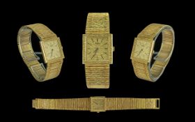 Piaget - Superb Quality 18ct Gold Mechanical Wrist Watch. c.1980's.