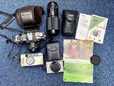 Photography Interest - Collection of Cameras & Lenses, including a Nikon One Touch Zoom 90 camera,