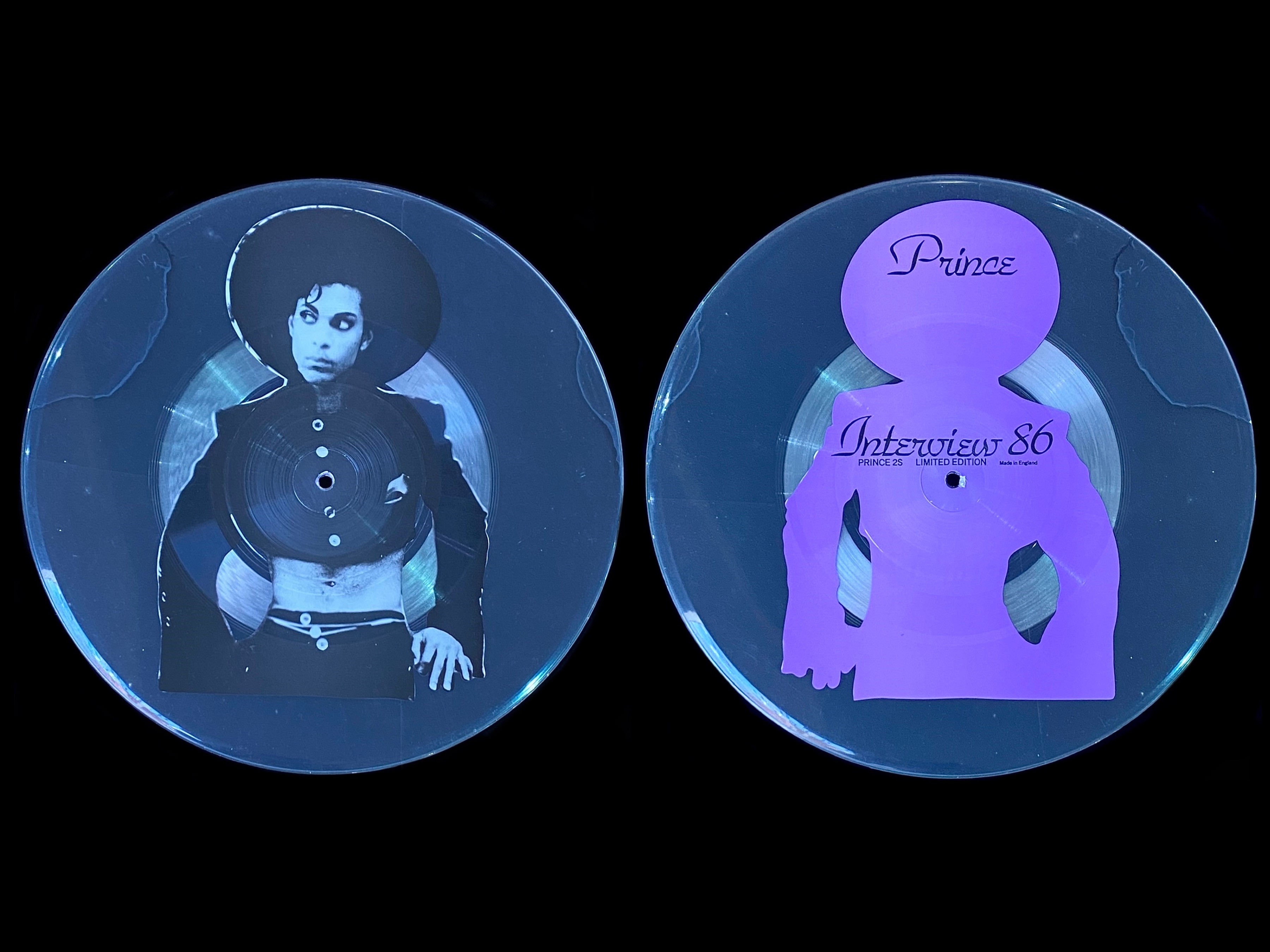 Prince Interest - Prince Interview '86 - UK limited edition shaped Picture Disc, featuring,