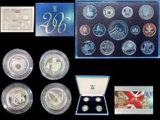 The Royal Mint 2006 Proof Coin Collection, In Its Original Packaging and certificate,