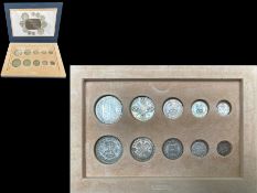 The Royal Mint - George V Silver Circulation Coin Collection In Its Original Folder with