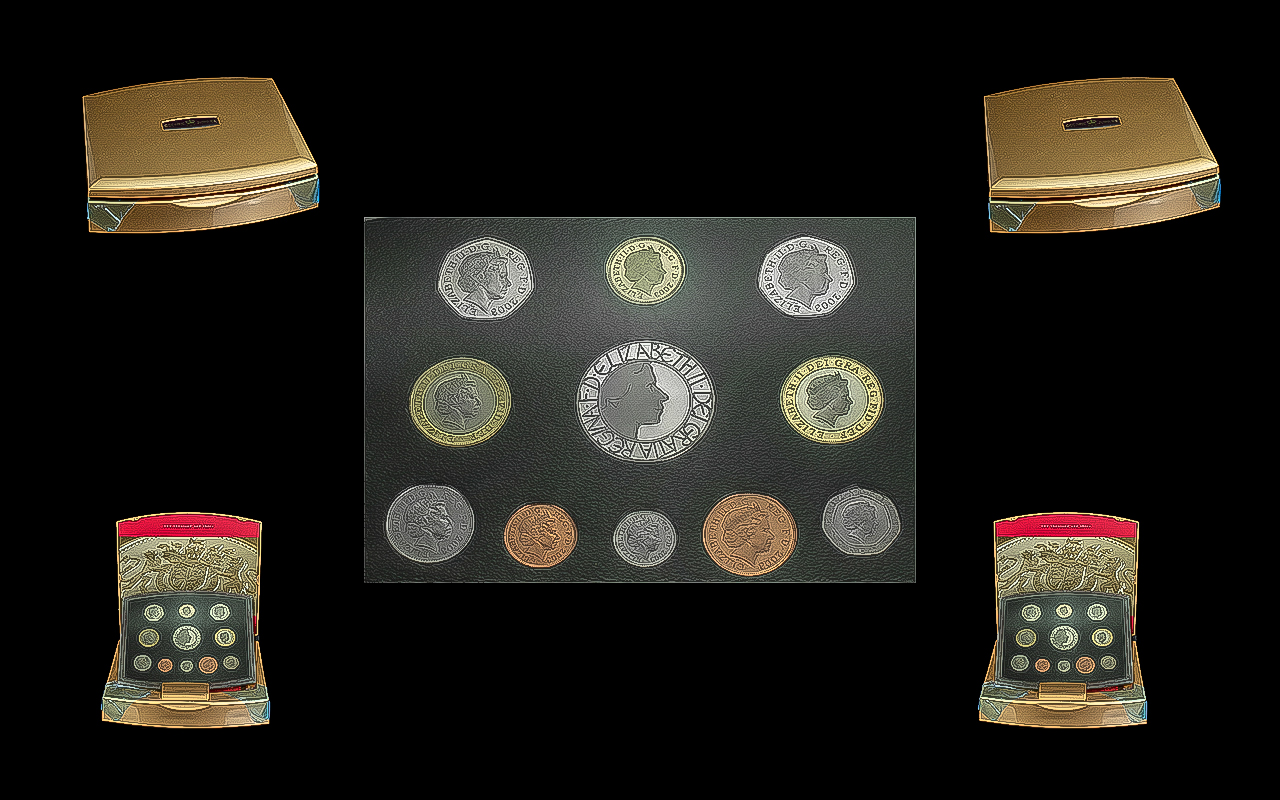The Royal Mint - Golden Jubilee United Kingdom 2003 Executive Proof Set.