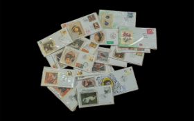 100+ Bonham Silk Stamp Covers.