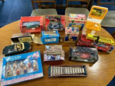 Collection of Vintage Sindy Doll Items & Burago, mostly boxed.