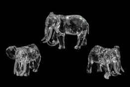 Swarovski 'Inspiration Africa' Elephant Figure.