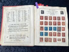 Stamp interest: Very old, large format Strand stamp album with huge catalogue value split across