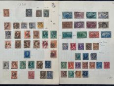 Stamps - U.S.A Collection On Leaves - Fr