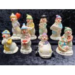 Collection of Eight Beswick Clowns, comp