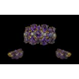 Ladies - Attractive 9ct Gold Amethyst an