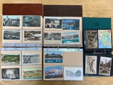 Three Postcard Albums, containing approximately 600+ postcards, all ages to include topographical,
