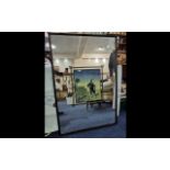 Large Advertising Mirror, Art Deco style with desert scene with soldier. Mid century.