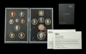 Royal Mint 2019 United Kingdom Proof Coin Set. Lovely Presented Housed In a Double Fold Case.