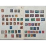 Stamps - U.S.A Collection On Leaves - From 1857 3 Cent To 1948 Used With Some Unused, Includes