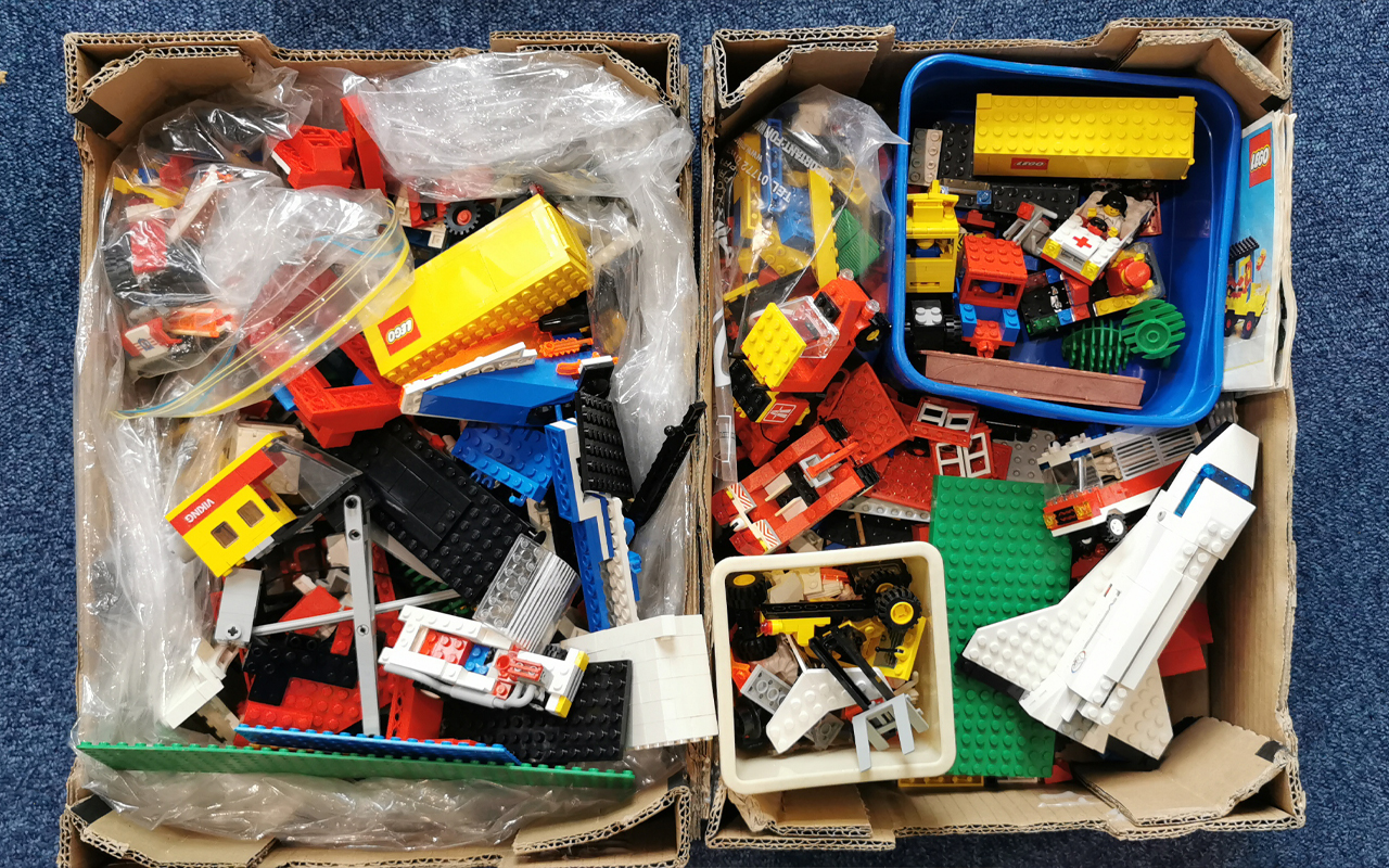 Lego Interest - Two Large Boxes of Loose Lego, including Nos.