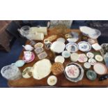 Large Box of Miscellaneous Pottery, to include Royal Doulton, Mason's, Denby, glass,