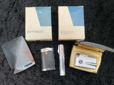 Collection of Vintage Ronson Lighters,