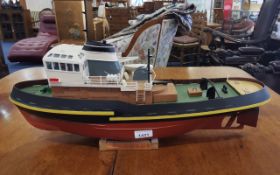 Radio Controlled Trawler, well detailed, approx 34" in length.