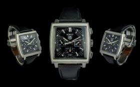 TAG Heuer Monaco Stainless Steel Gents Automatic Chronograph Watch.