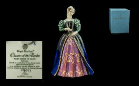 Royal Doulton Figure Mary Queen of Scots, from the Queens of the Realm Collection, No. HN 3142.