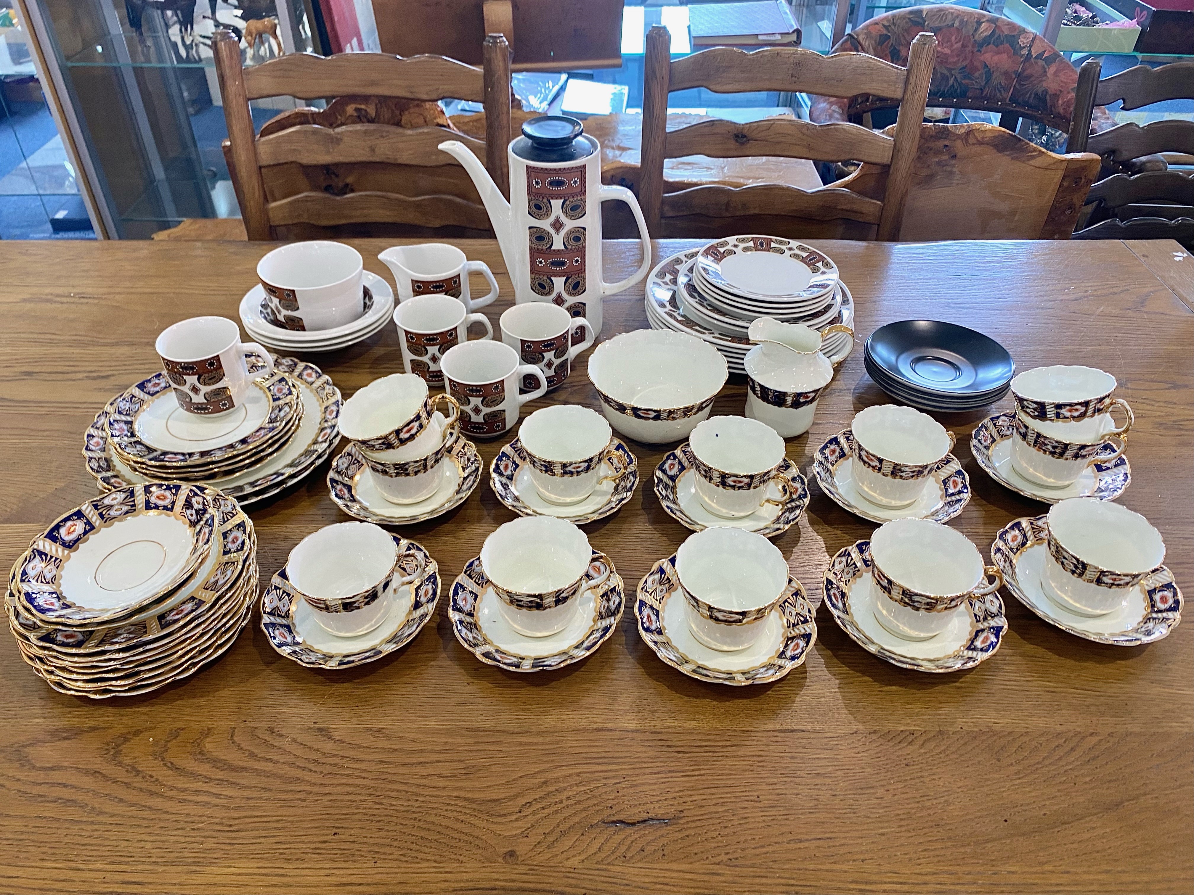 Studio Coffee Set, comprising coffee pot, cream jug, sugar bowl, four coffee cups ,