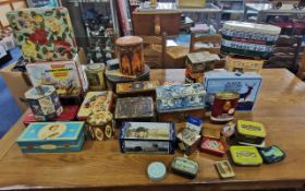 Huge Collection of Biscuit Tins, early 20th century onwards.