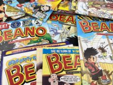 Beano Comic Interest - Collection of Beano Comics dating from 2004 - 2007, in three box files,