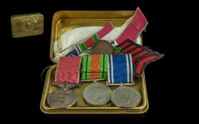 British Empire Medal Group Of Three Medal To Include The Defence Medal,